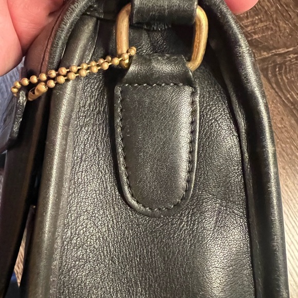 Vintage Coach City Bag: Black - Picture 8 of 12